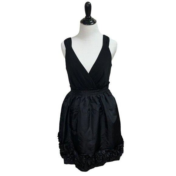 Max and Cleo Women's Size 4 Fit & Flare Cocktail Dress Sleeveless w. Applique - Picture 1 of 10